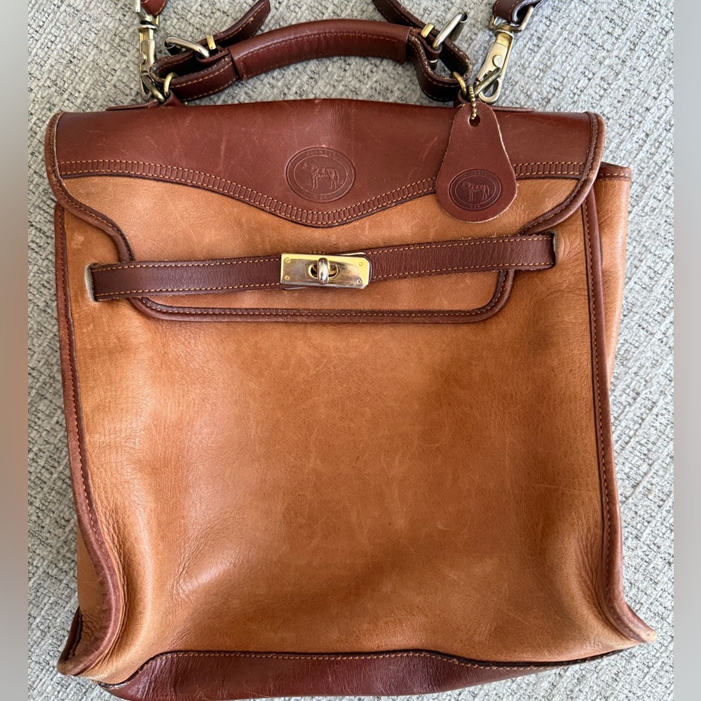 Michael Bianco Harness Collection Leather Unisex Bag